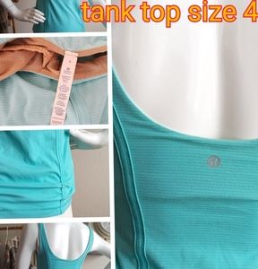 Lululemon tank top Emerald color size 4